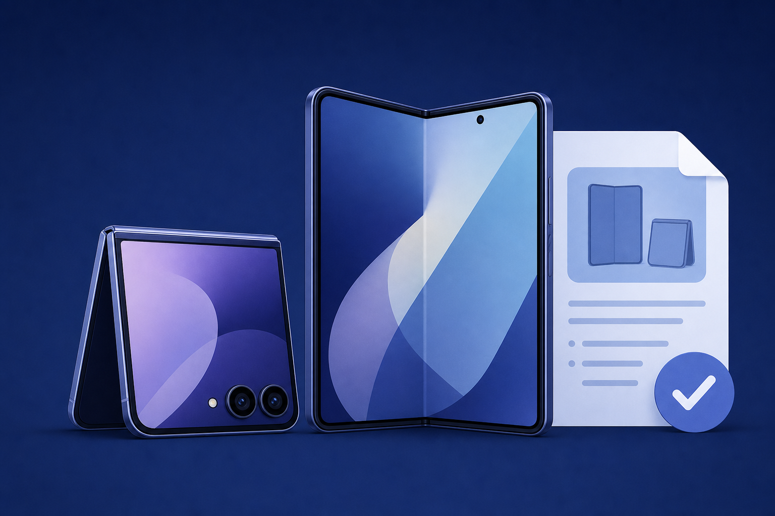 Galaxy Z Flip 8 and Fold 8 features confirmed by leaked press renders