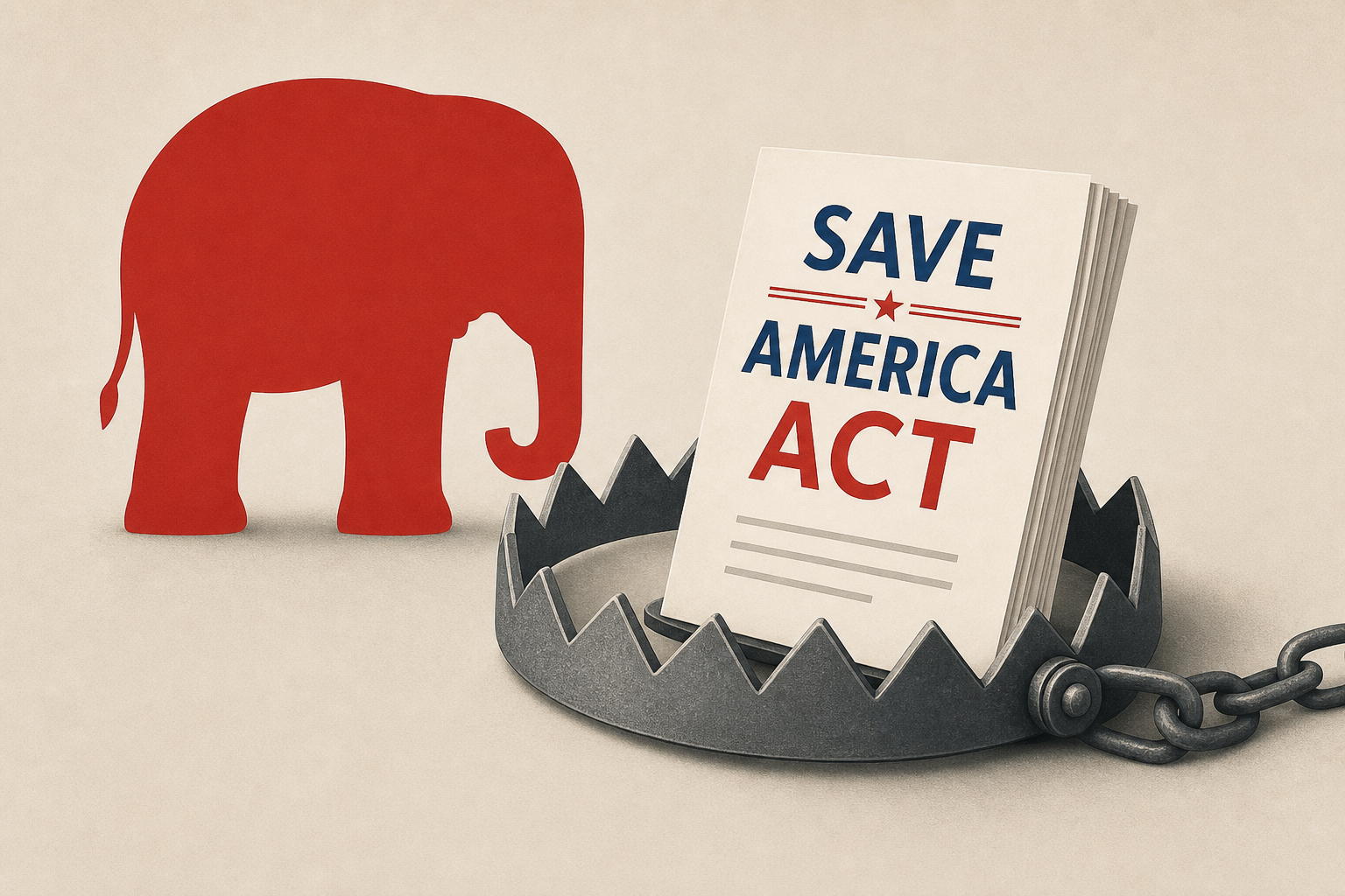 Republicans control Congress, so why is Trump’s SAVE America Act stuck?
