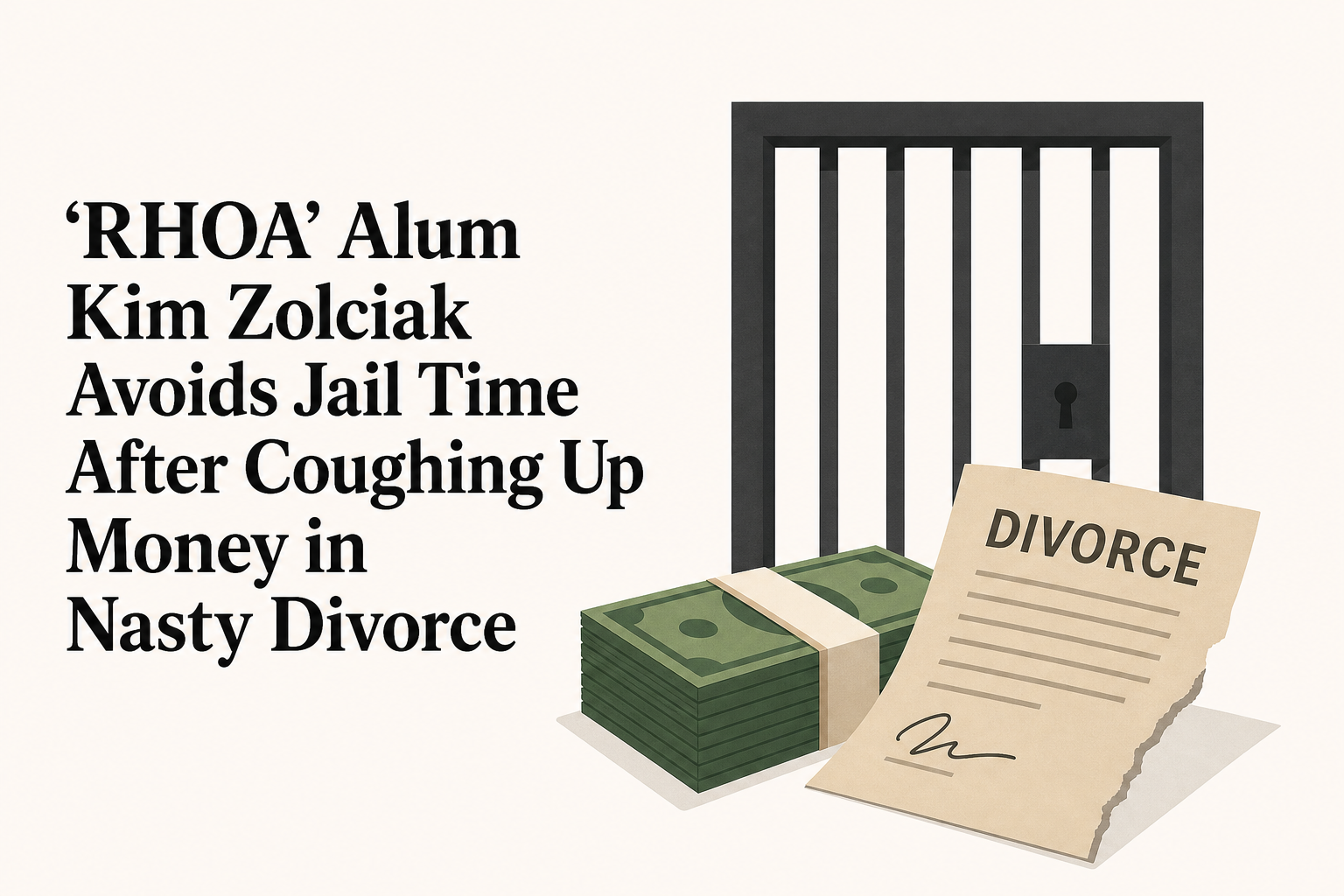 'RHOA' Alum Kim Zolciak Avoids Jail Time After Coughing Up Money in Nasty Divorce