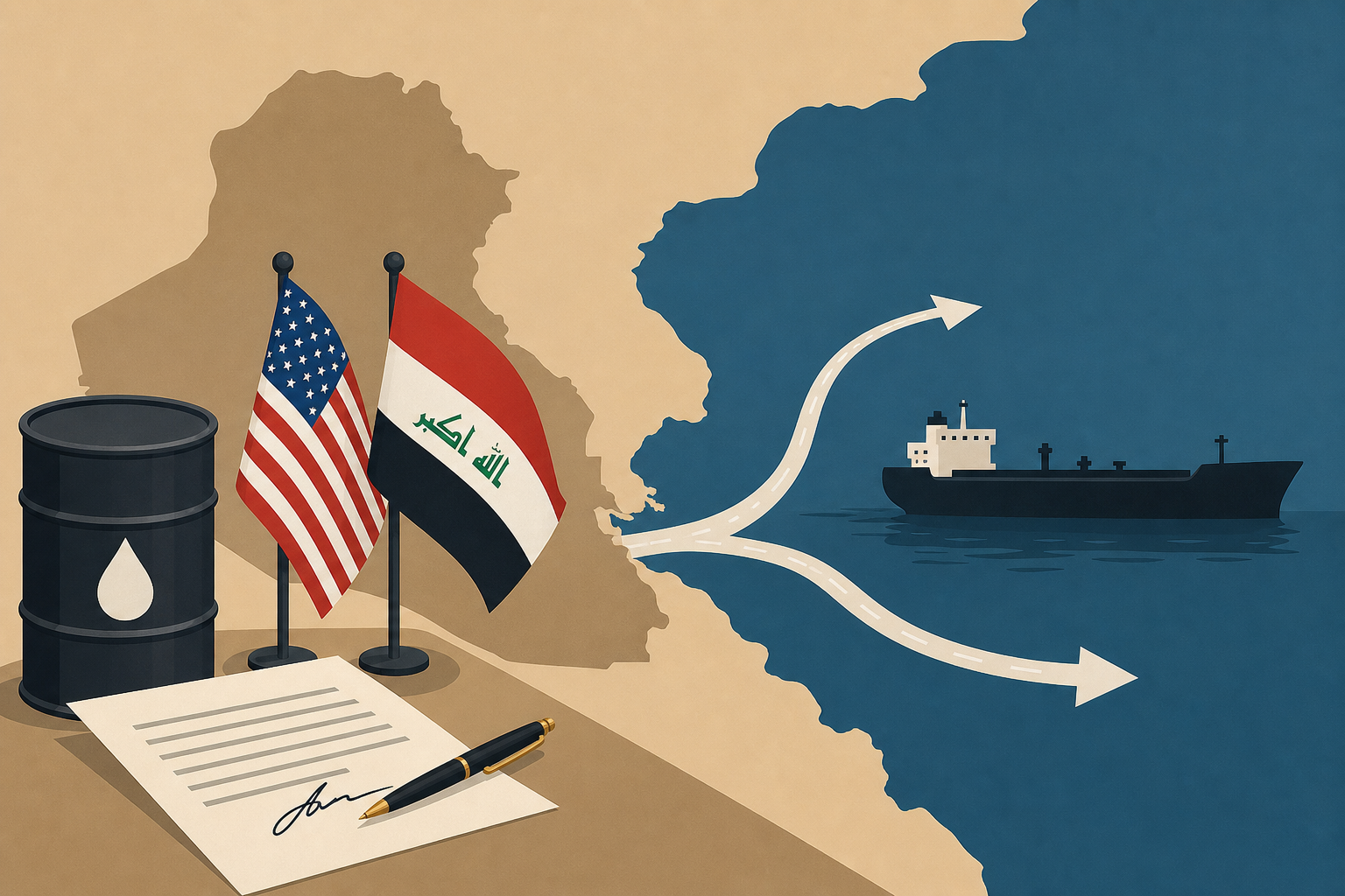 US oil firms sign deals with Iraq to develop alternative shipping routes