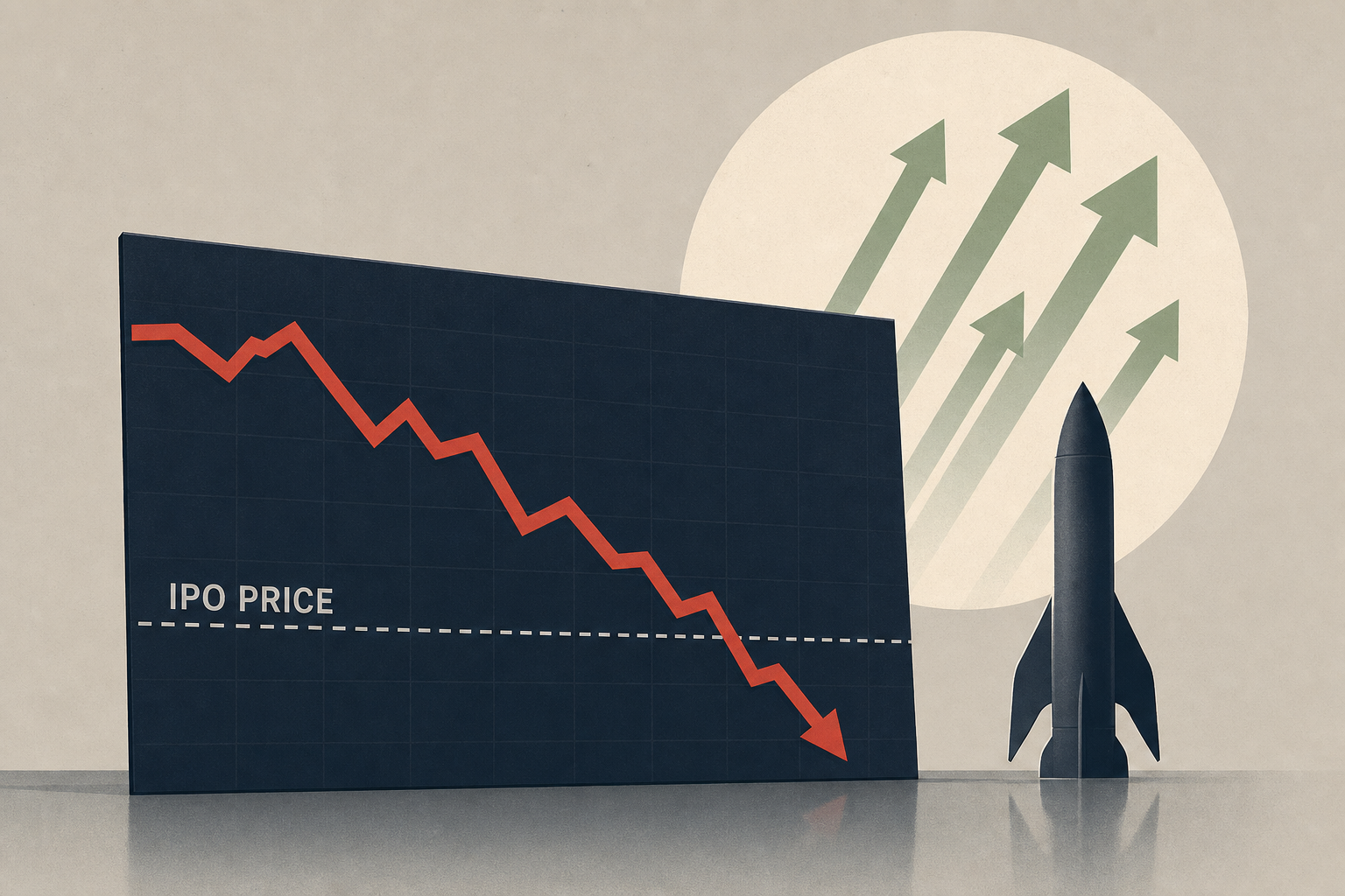 SpaceX stock falls below its IPO price despite a wall of bullish analyst price targets