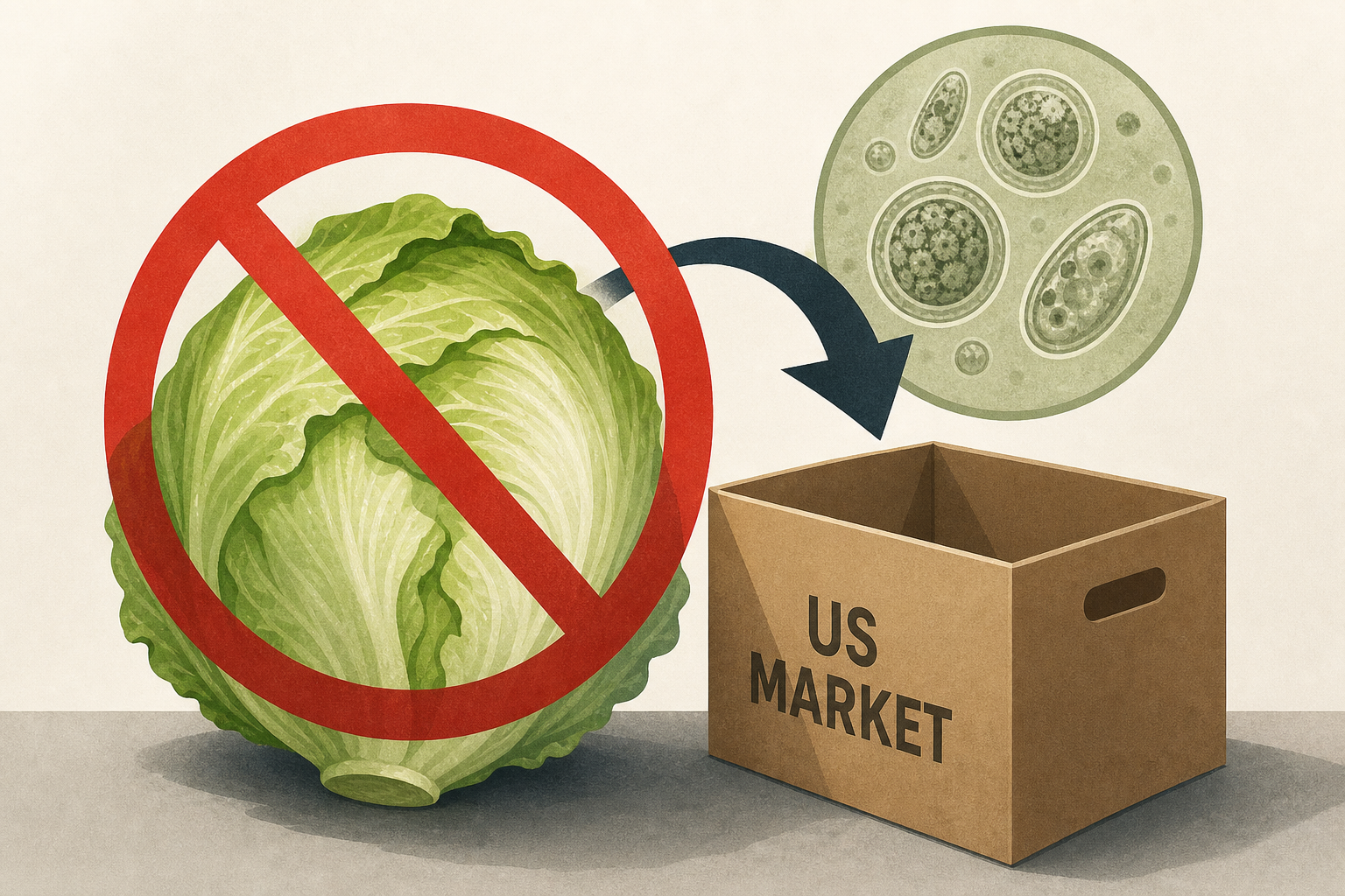 Taylor Farms pulls iceberg lettuce from the US market after cyclosporiasis outbreak