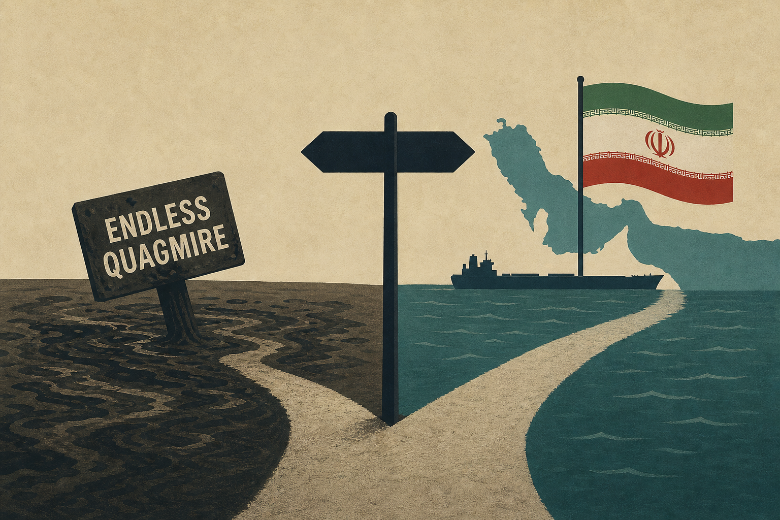 Trump may have to choose between an endless quagmire and ceding the Strait of Hormuz to Iran