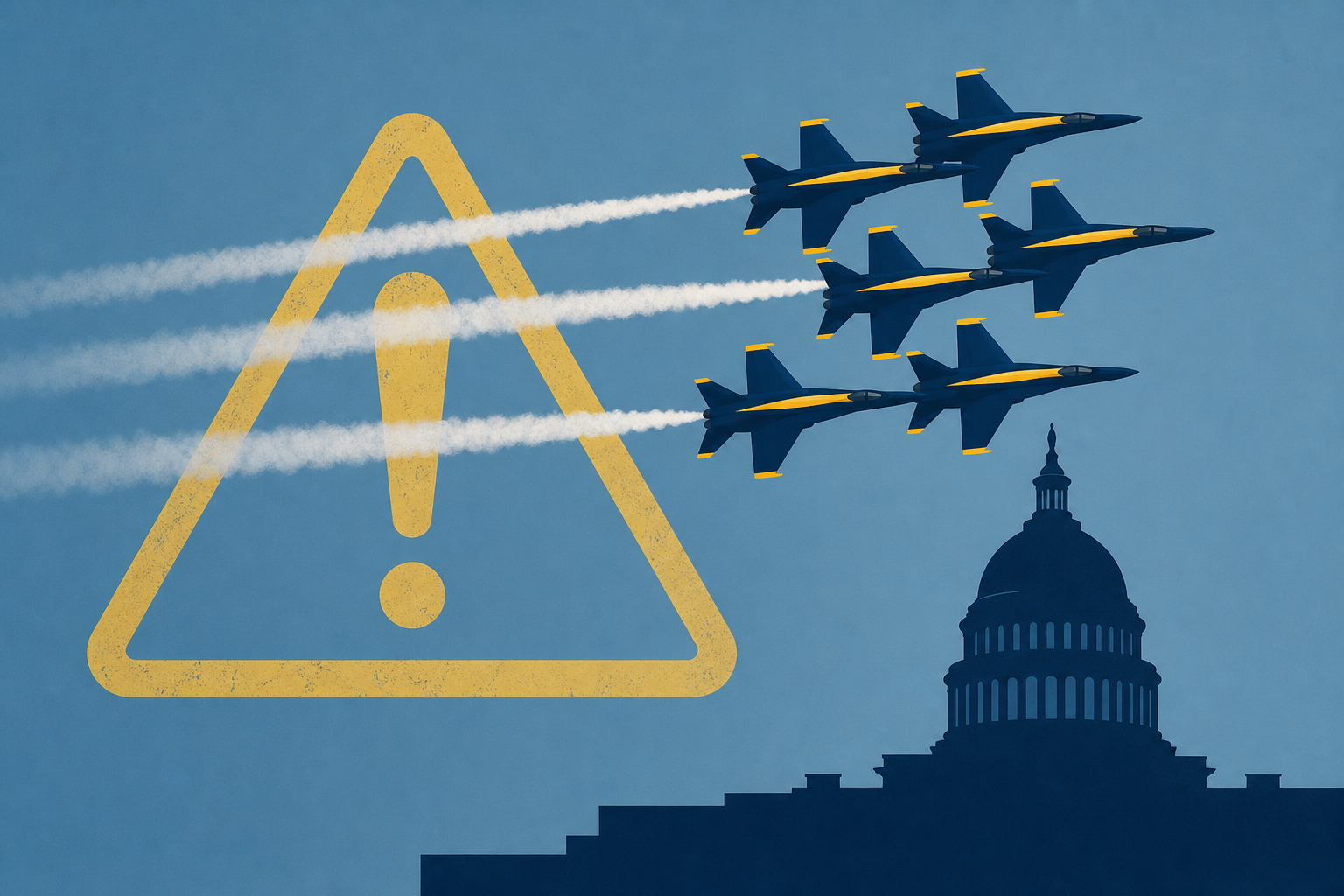 Blue Angels commander says flyover was ‘unsafe'