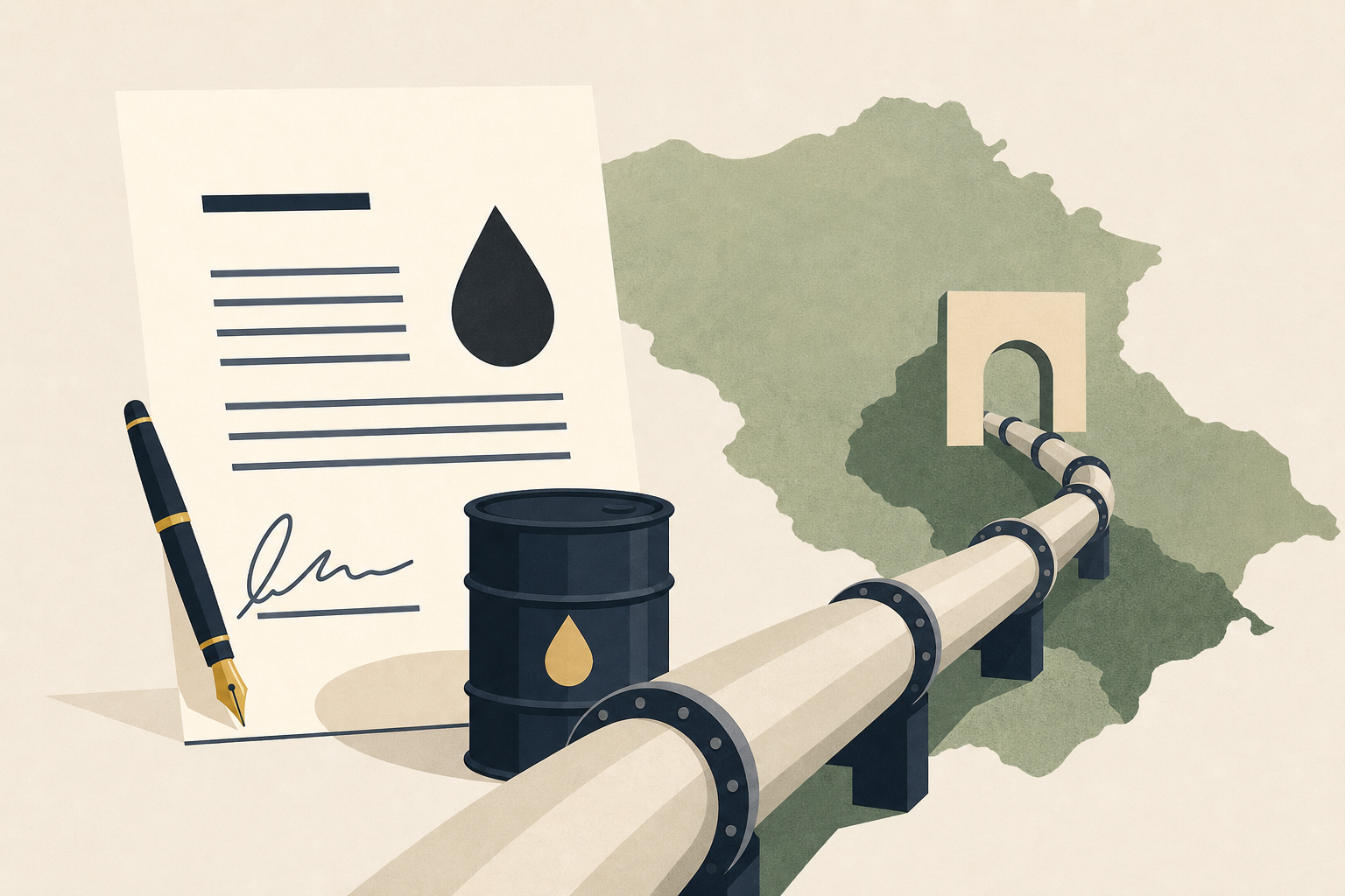 Iraq signs deals with Western oil firms, including to revive Syria pipeline