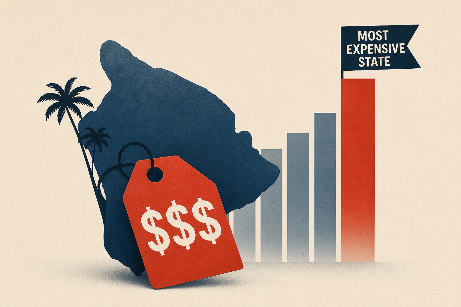 Cost of living index ranks Hawaii the most expensive state overall
