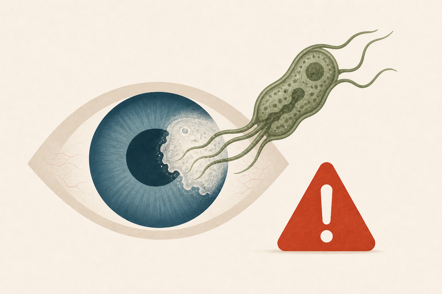 A parasite ate my cornea after I made this crutial mistake