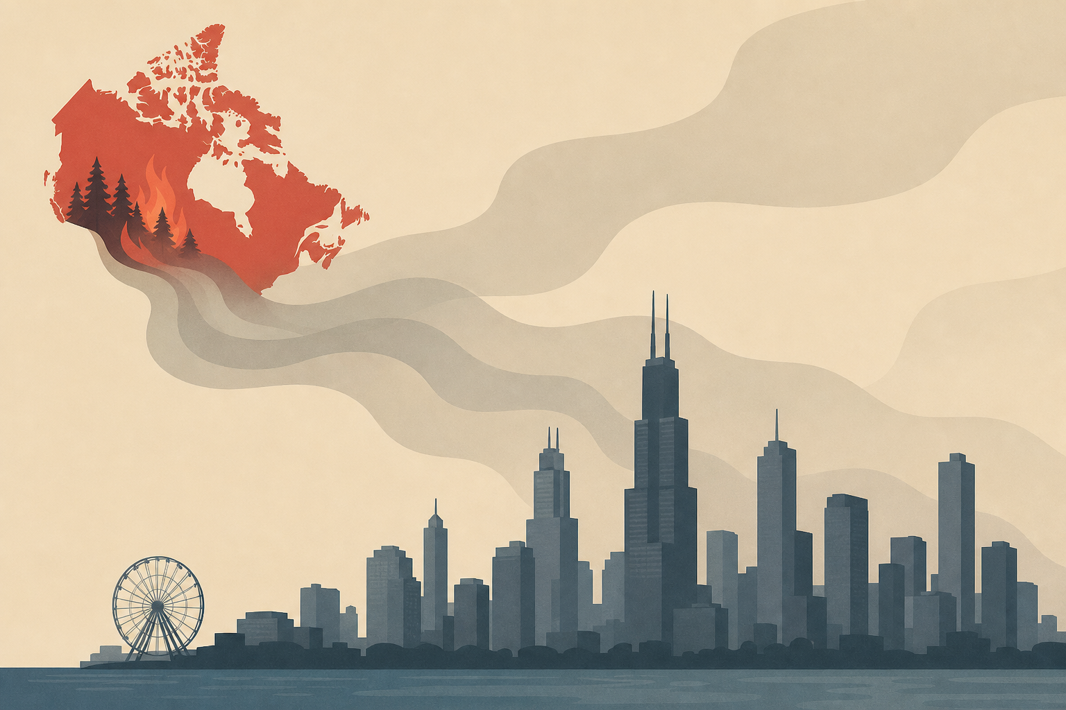 Chicago air quality to drop again Saturday, smoky conditions from Canadian wildfires to return