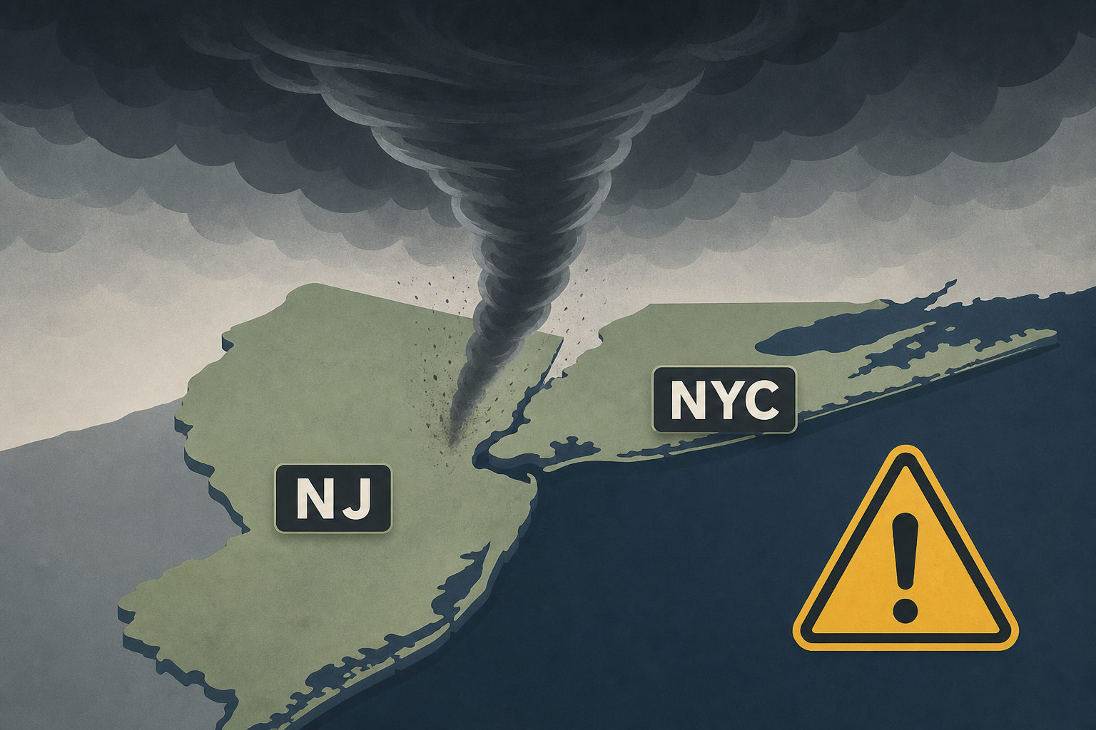 Live updates: Tornado risk for NJ, NYC as severe storms threaten