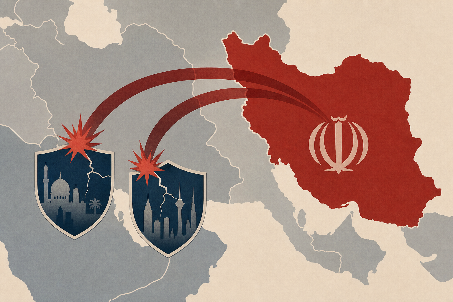 Iran hits U.S. allies as regional conflict deepens