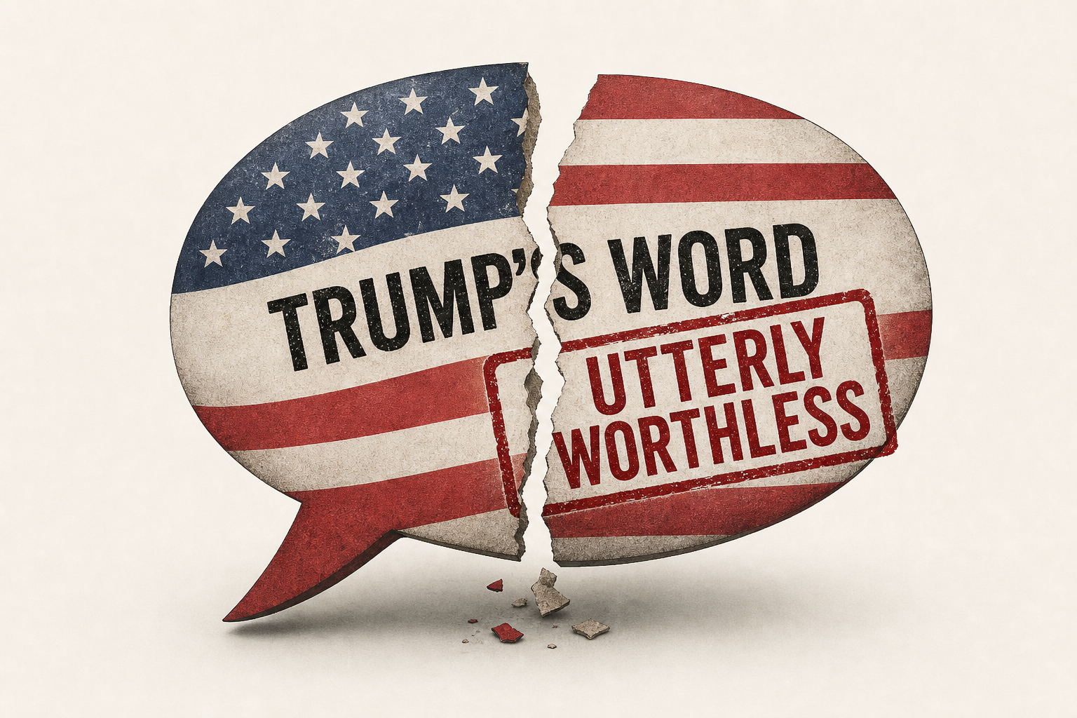 Iran: US attacks show Trump's word is 'utterly worthless'