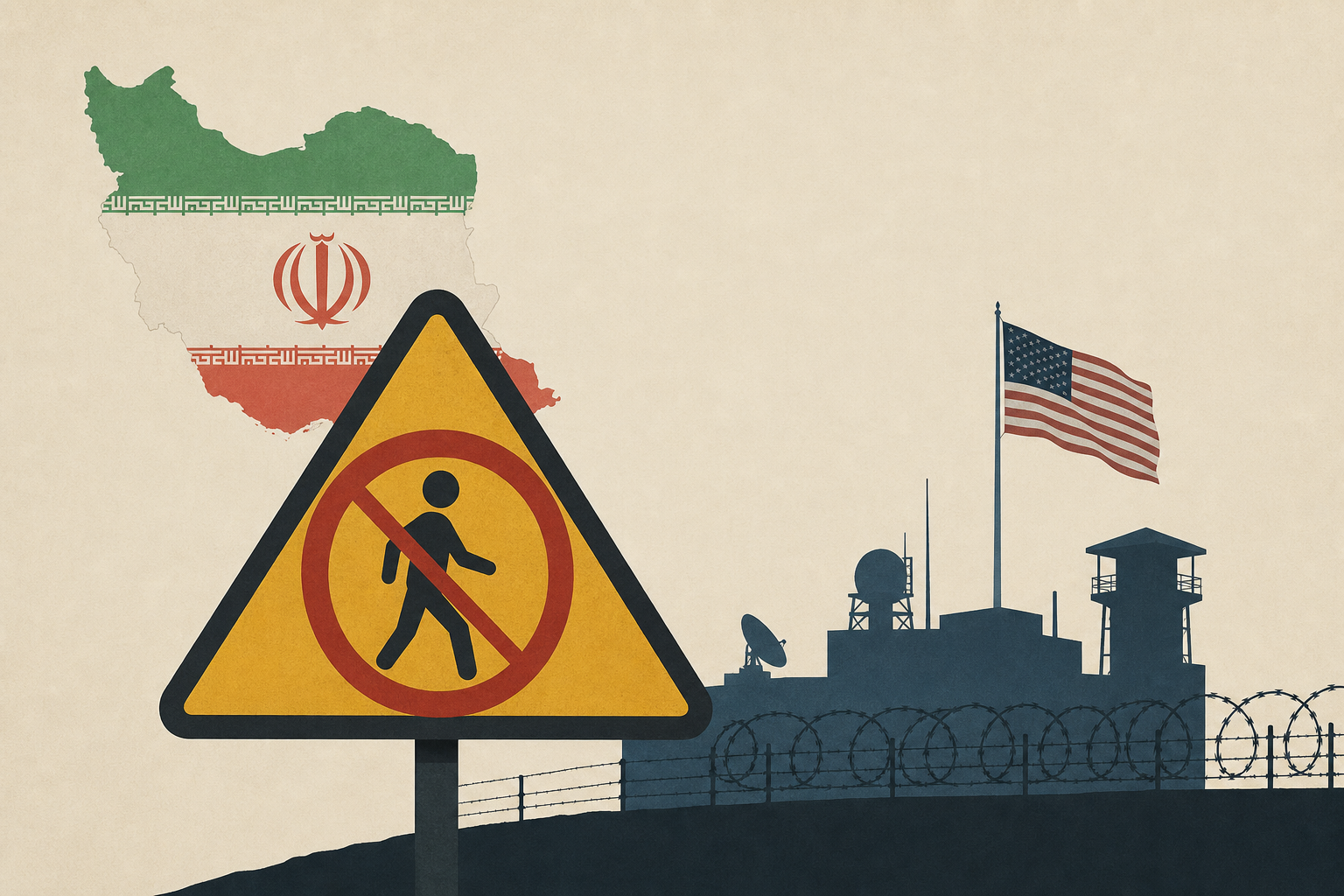 Iran warns 'people should stay away from US bases'