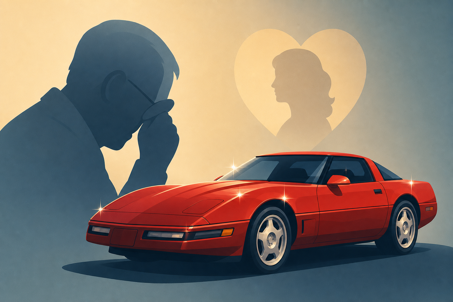 US grandpa cries after seeing his late wife's 1990 C4 Corvette cleaned for the first time in 25 years