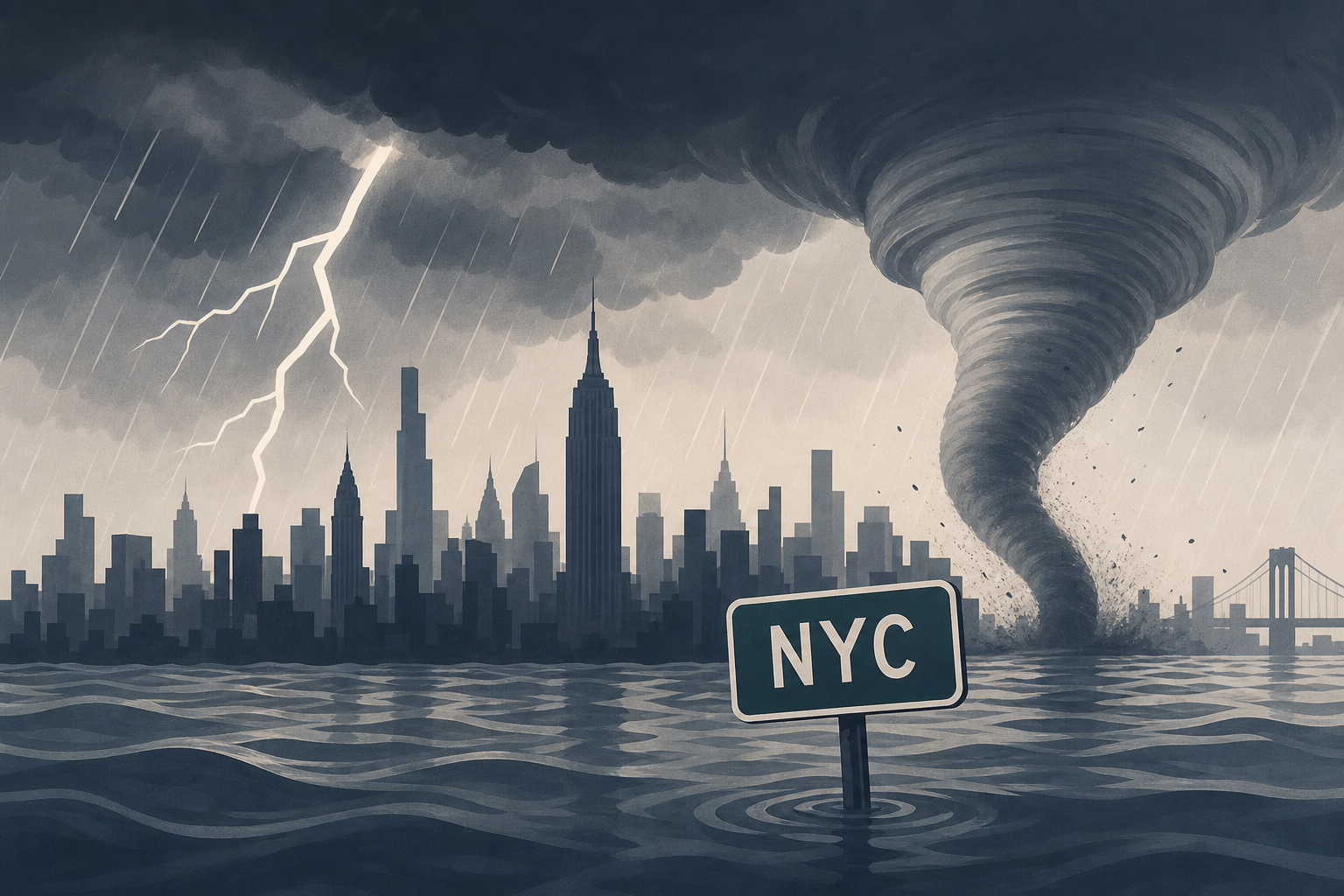 Wild storms in NYC: 'Life-threatening' floods, intense winds, a tornado possible Saturday