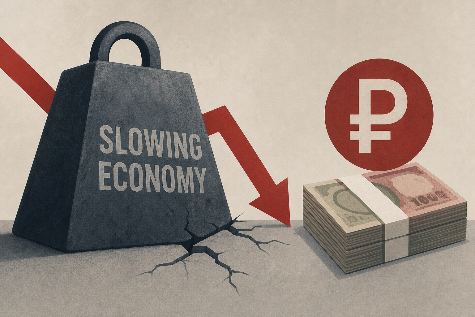 Russians turn to cash putting more strain on slowing wartime economy