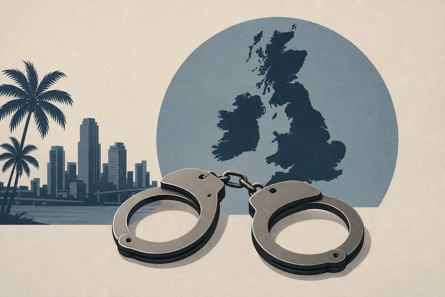 Influencer brothers Andrew and Tristan Tate arrested in Miami for rape and trafficking charges in the UK