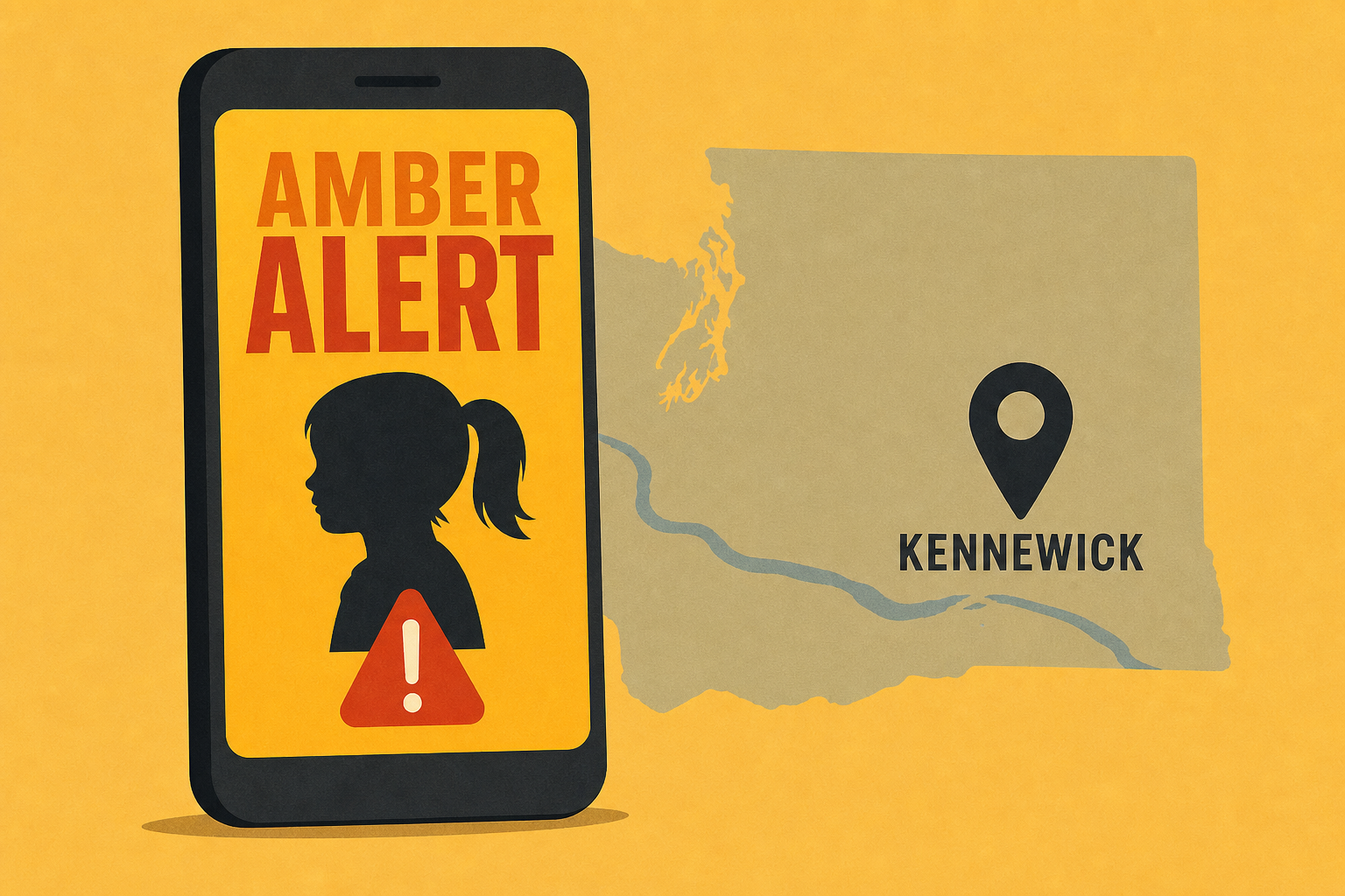 AMBER Alert issued for 4-year-old girl abducted in Kennewick