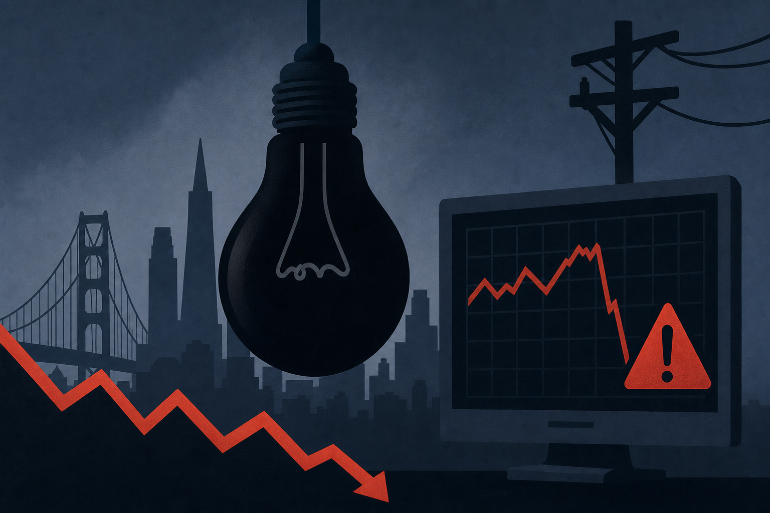 PG&E power outage strikes San Francisco as system glitch warns of chaotic blackout