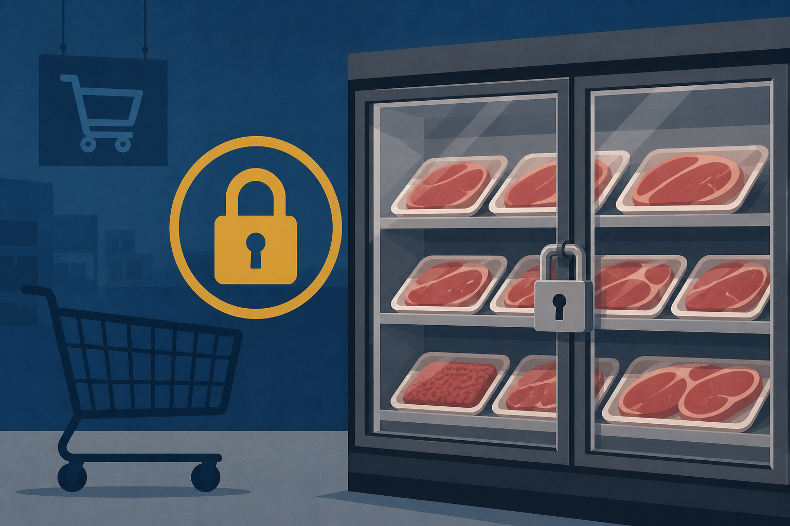 California Walmart locks up pricey meat to fight shoplifting
