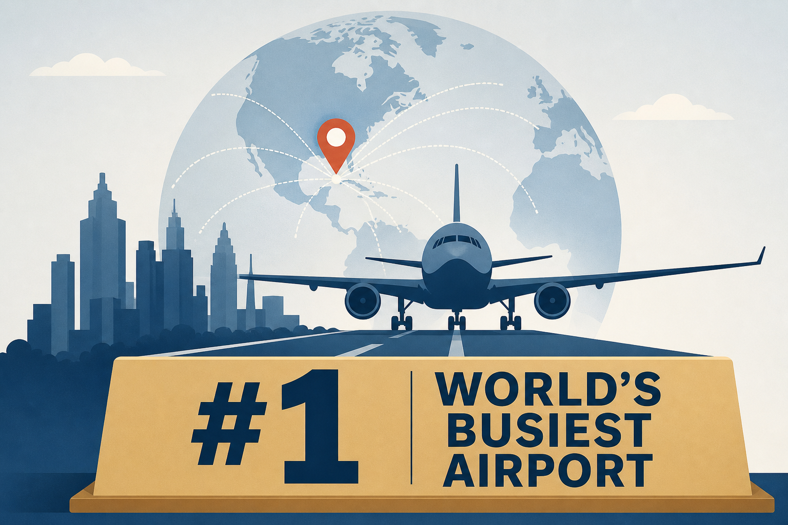 Why Atlanta is home to the world’s No. 1 busiest airport