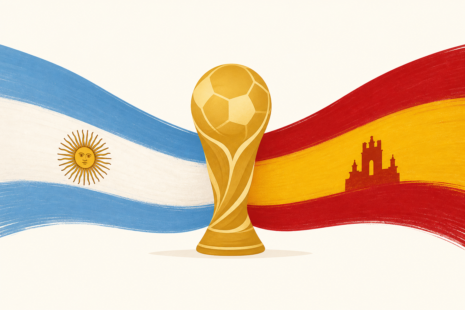 The World Cup final is here, with Argentina taking on Spain