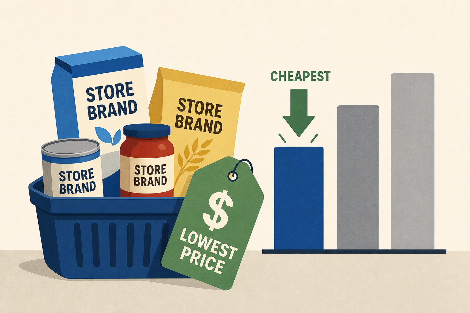 Kroger has cheapest store-brand groceries among major chains, study finds