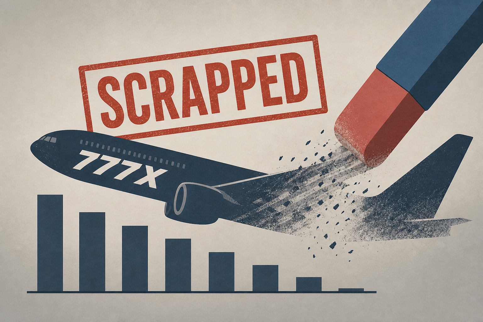 With ‘massive’ rework challenge looming, Boeing quietly scrapped a 777X