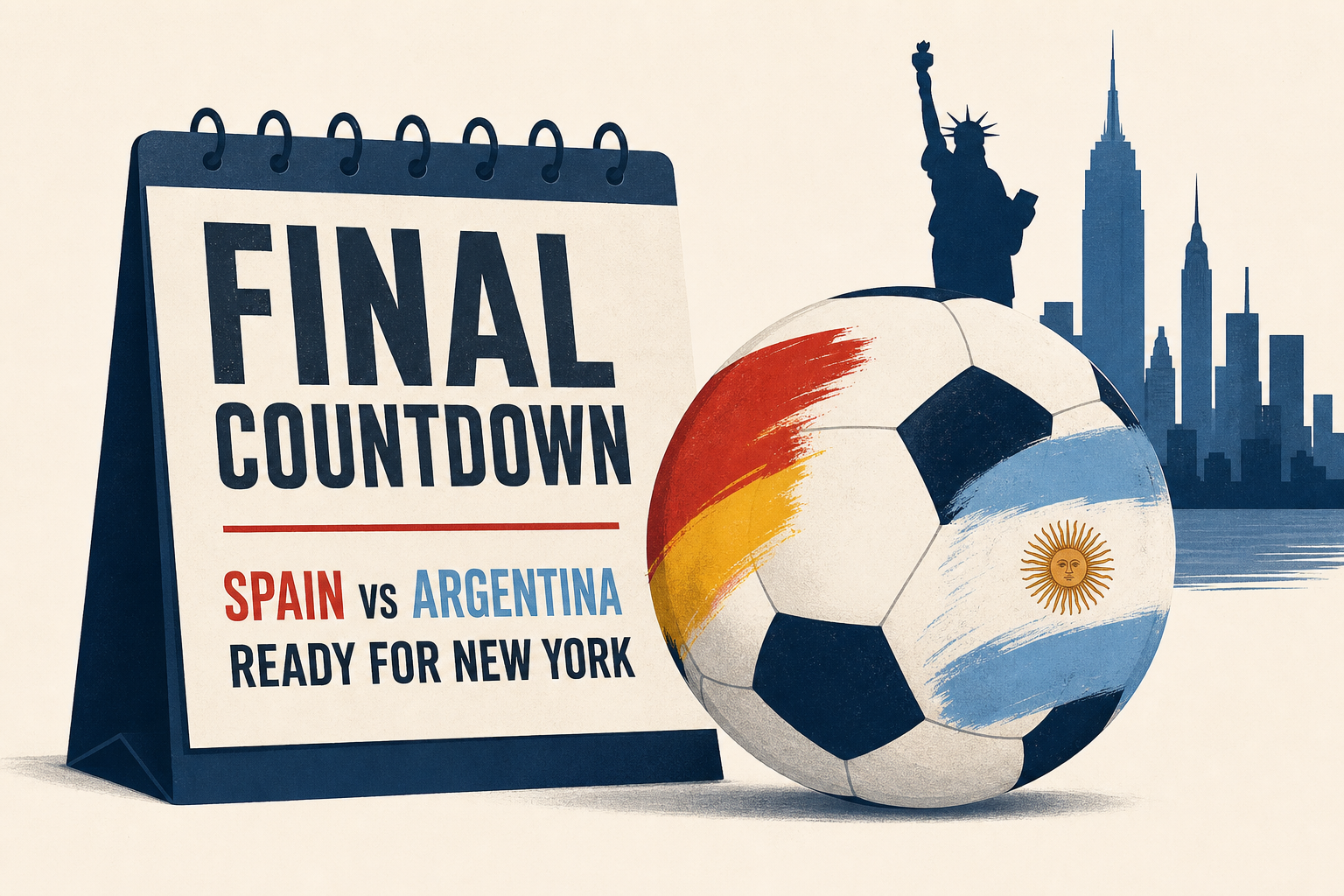 World Cup Daily live: Final countdown as Spain, Argentina get ready to take New York