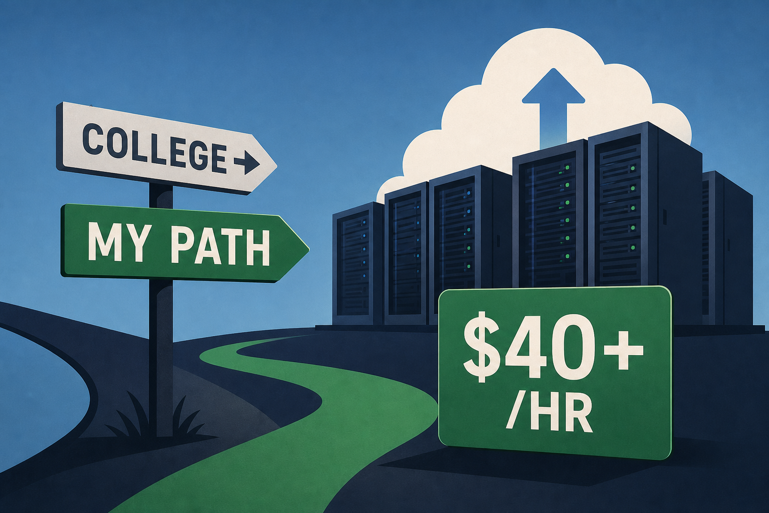 I Skipped College and Now Make Over $40/hr Building Data Centers