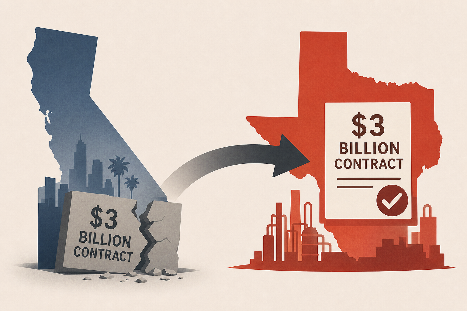 California Forever dealt blow as $3 billion contract goes to Texas
