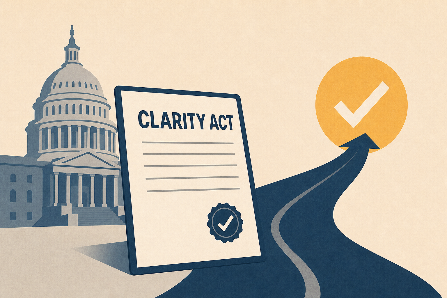 President Donald Trump Just Told Congress to Pass the Clarity Act. Here's the Most Likely Scenario for What Happens Next.
