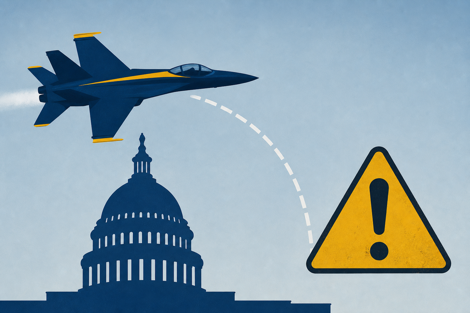 Blue Angels Pilot Says Low Flyover Was ‘Miscalculated,’ Lawmaker Says