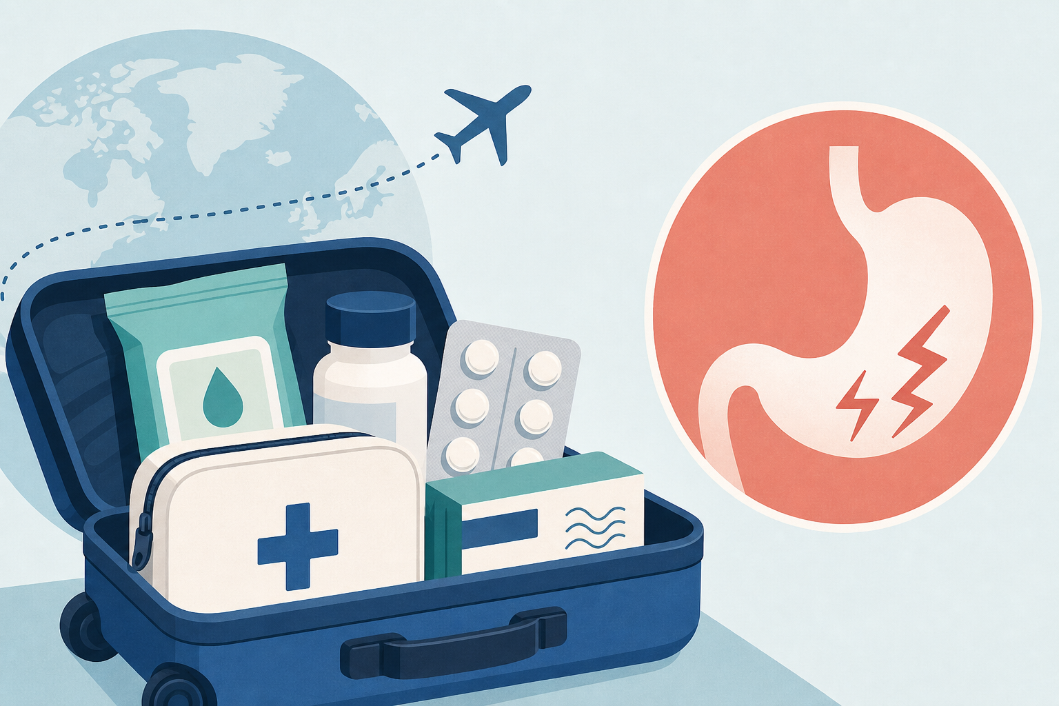 Travelers face stomach upset as CDC recommends key items to pack on your trips