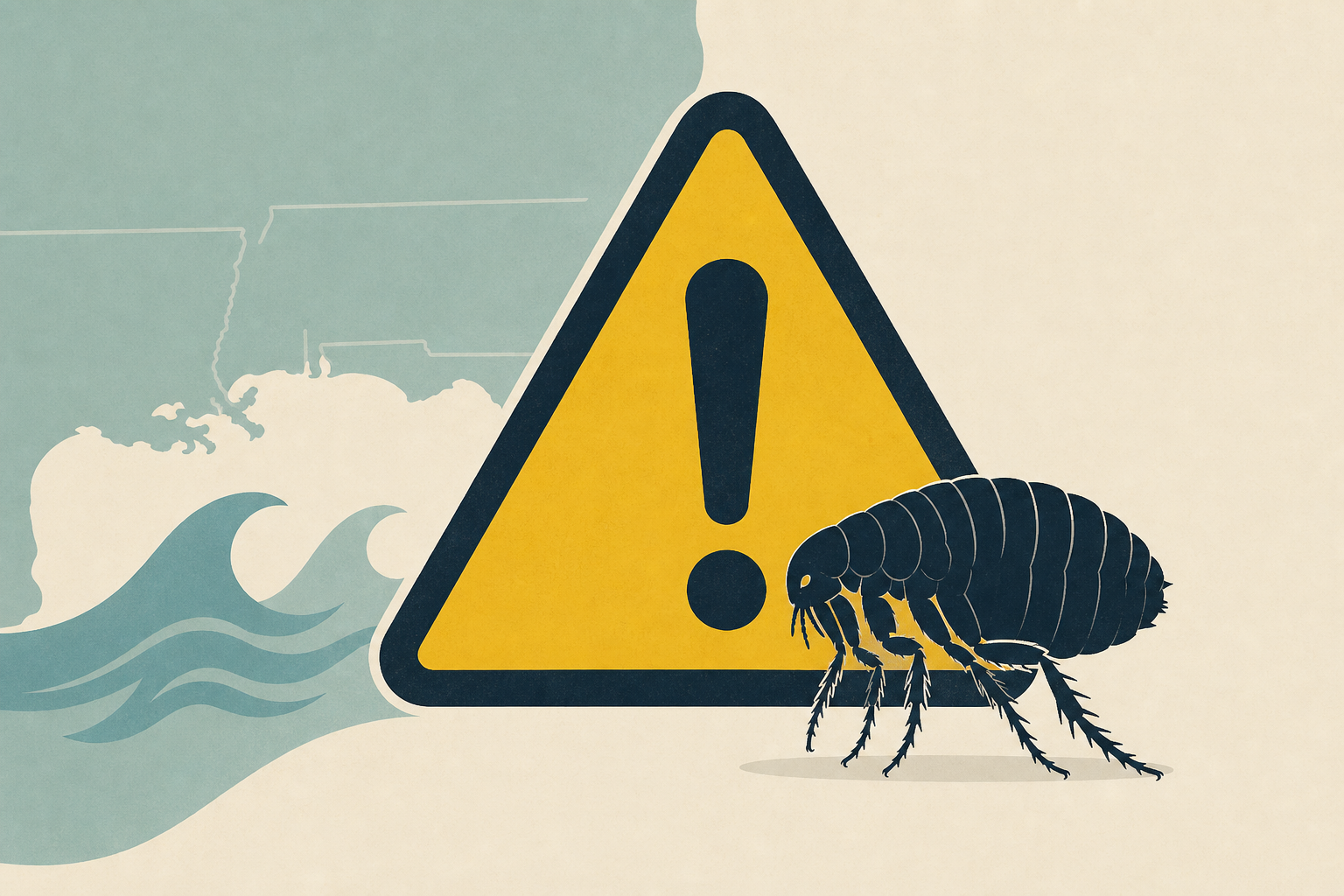 Gulf Coast officials warn against dangerous flea