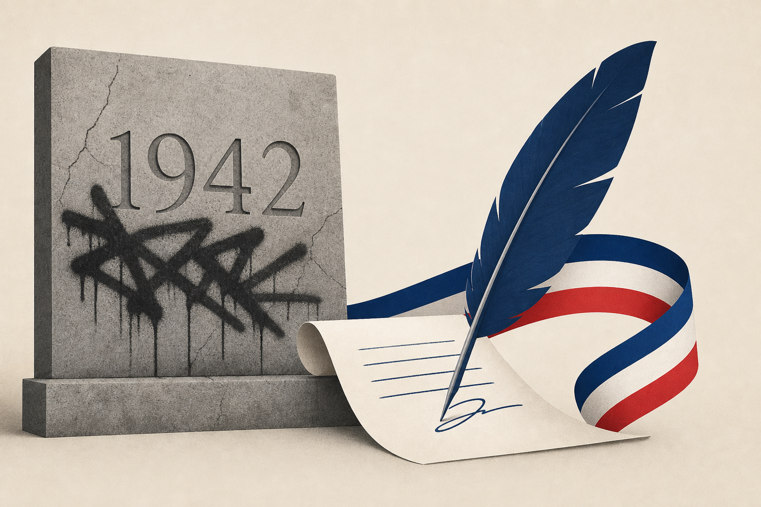 After Defacing, France Renews Pledge in Marking 1942 Atrocity