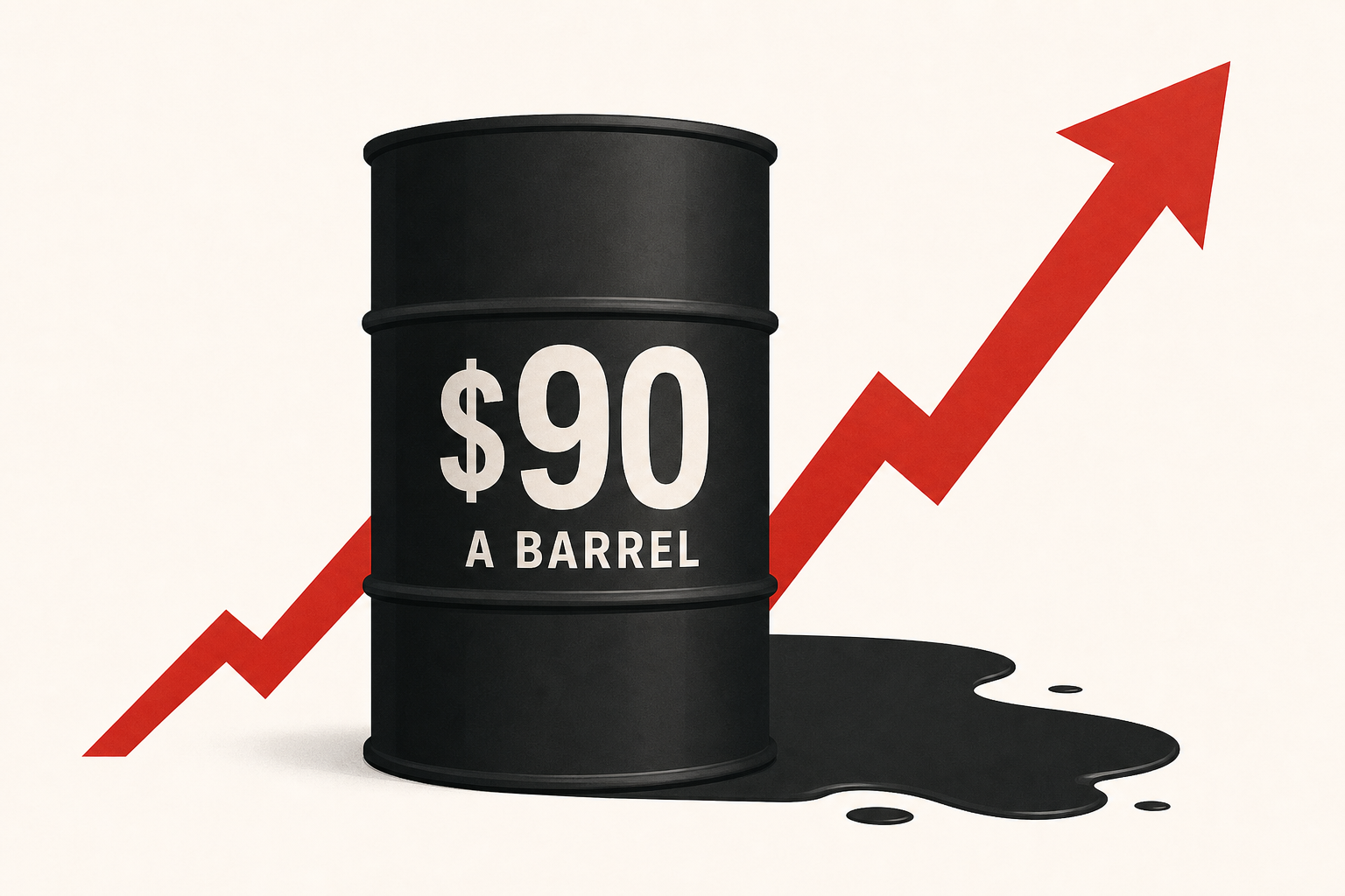 Oil Prices Cross $90 a Barrel as U.S.-Iran Conflict Widens