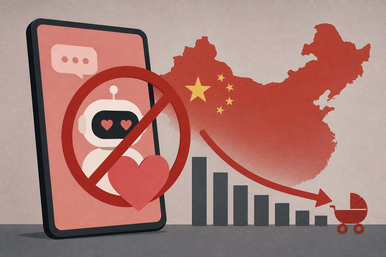 China targets chatbot romances as population crisis deepens: report