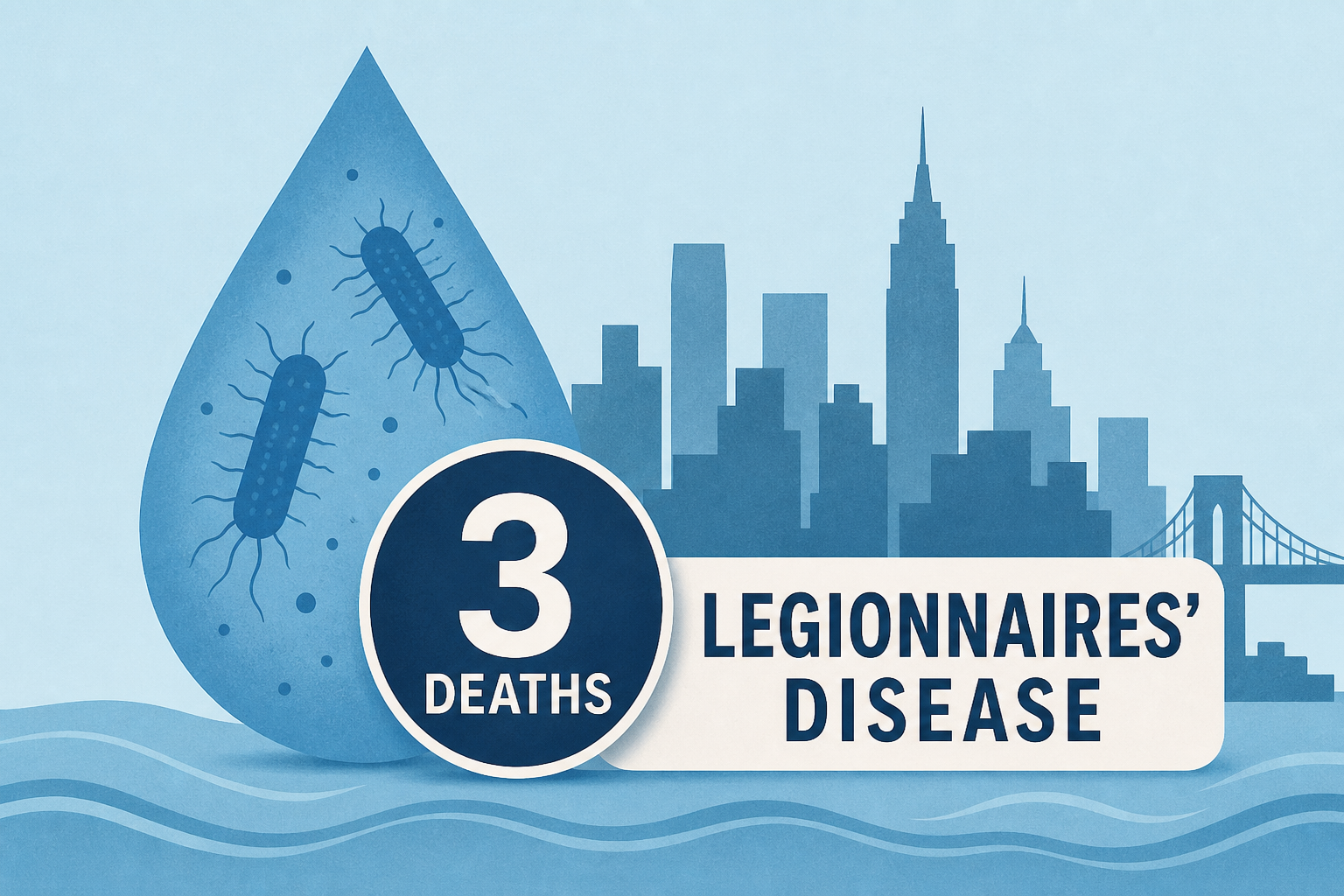 3rd person dies from Legionnaires' disease in New York City