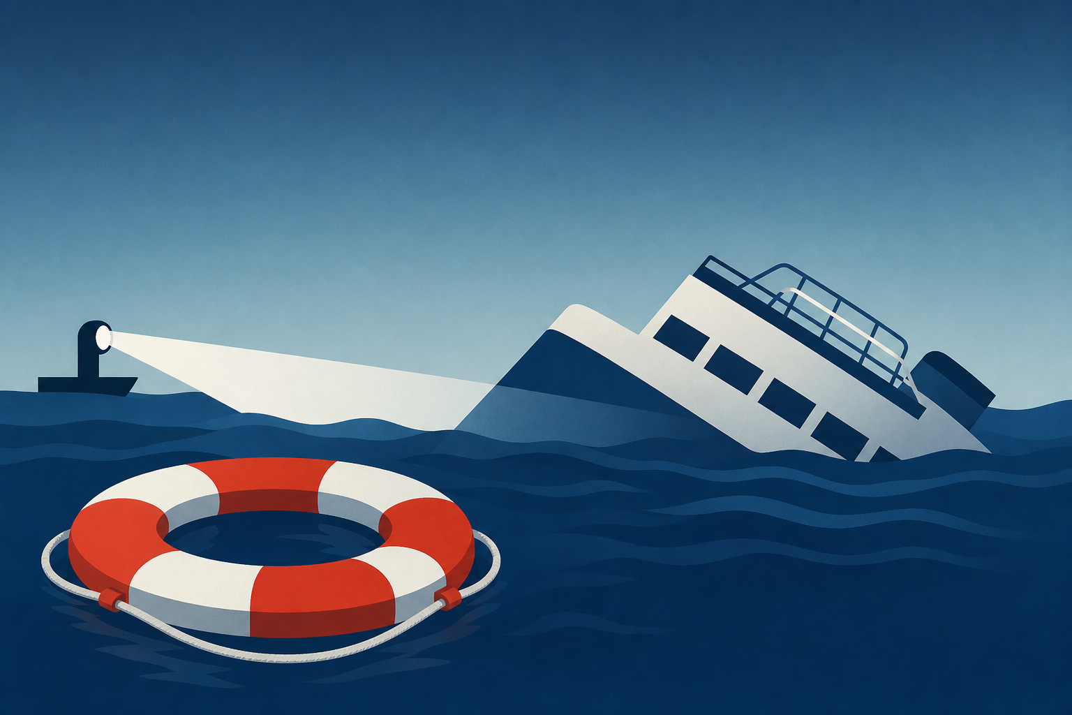 Huge search operation after passenger ferry sinks off coast of Guyana