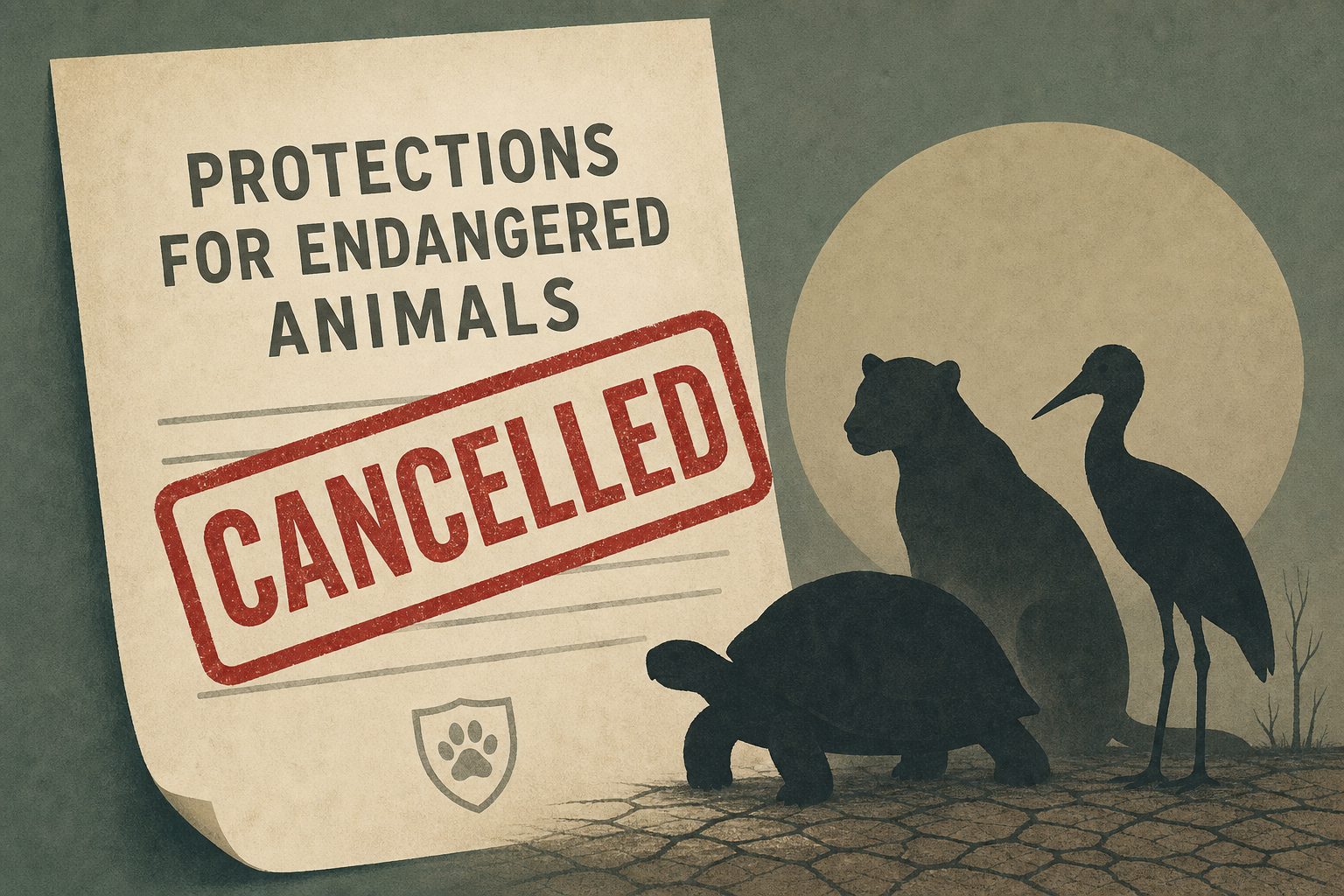 Trump cancels protections for animals threatened with extinction