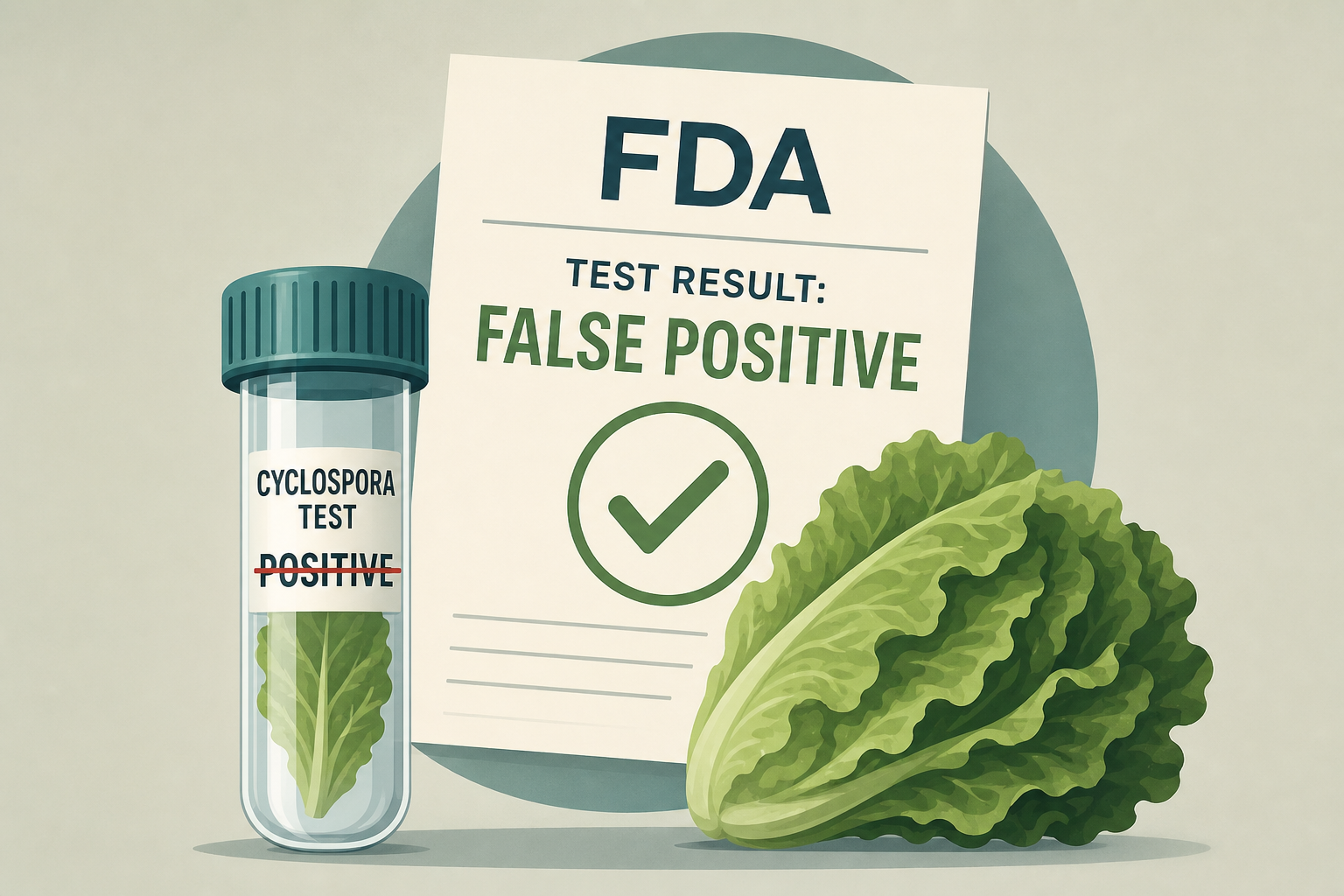 FDA says Taylor Farms lettuce sample tested for cyclospora produced false positive for the parasite