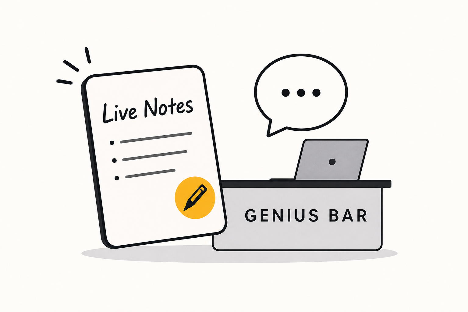 Apple Testing New 'Live Notes' Feature at Genius Bar