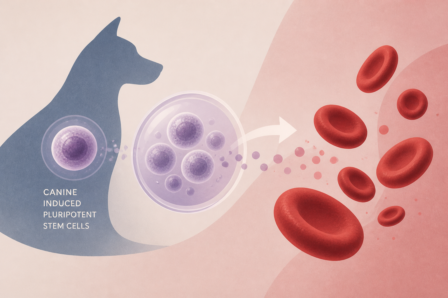 Generating red blood cell-like cells from canine induced pluripotent stem cells