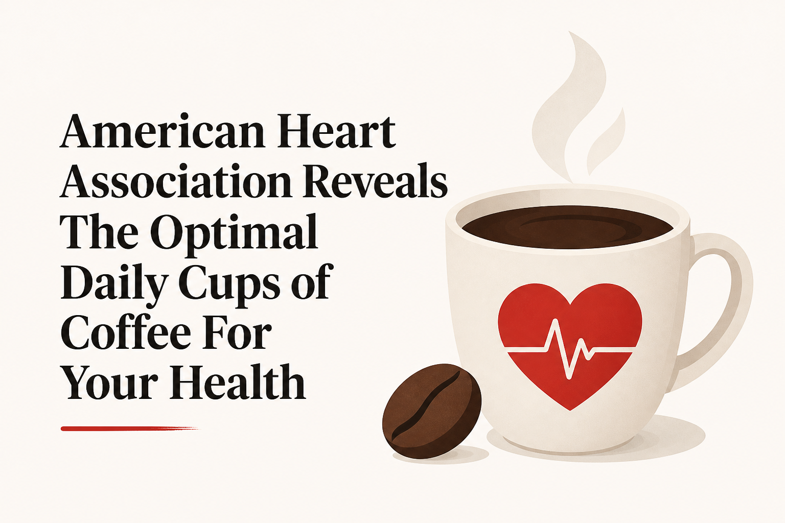 American Heart Association Reveals The Optimal Daily Cups of Coffee For Your Health
