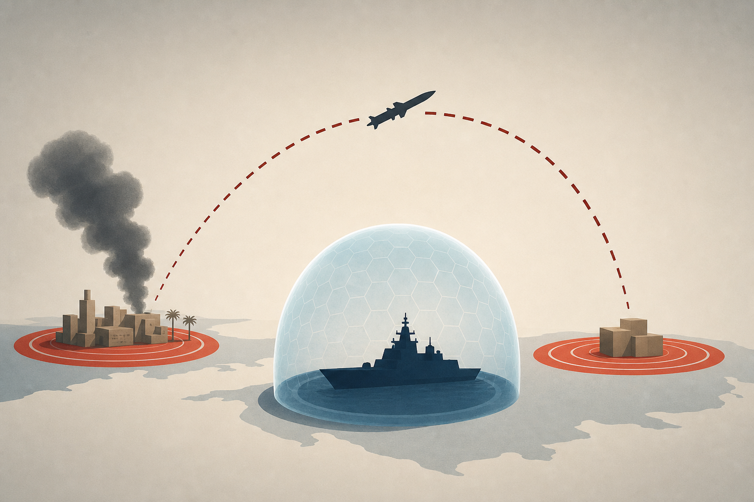 Why is Iran bombing Gulf states while avoiding US naval assets and Israel?