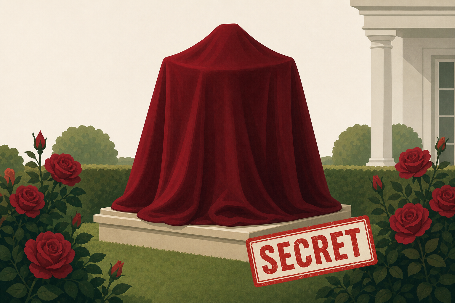 Trump’s Secret New Addition to the Rose Garden Exposed