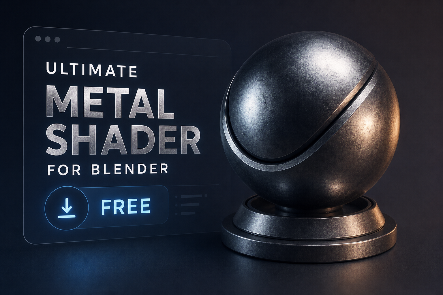 This 3D Artist Released Ultimate Free "Metal Shader" For Blender