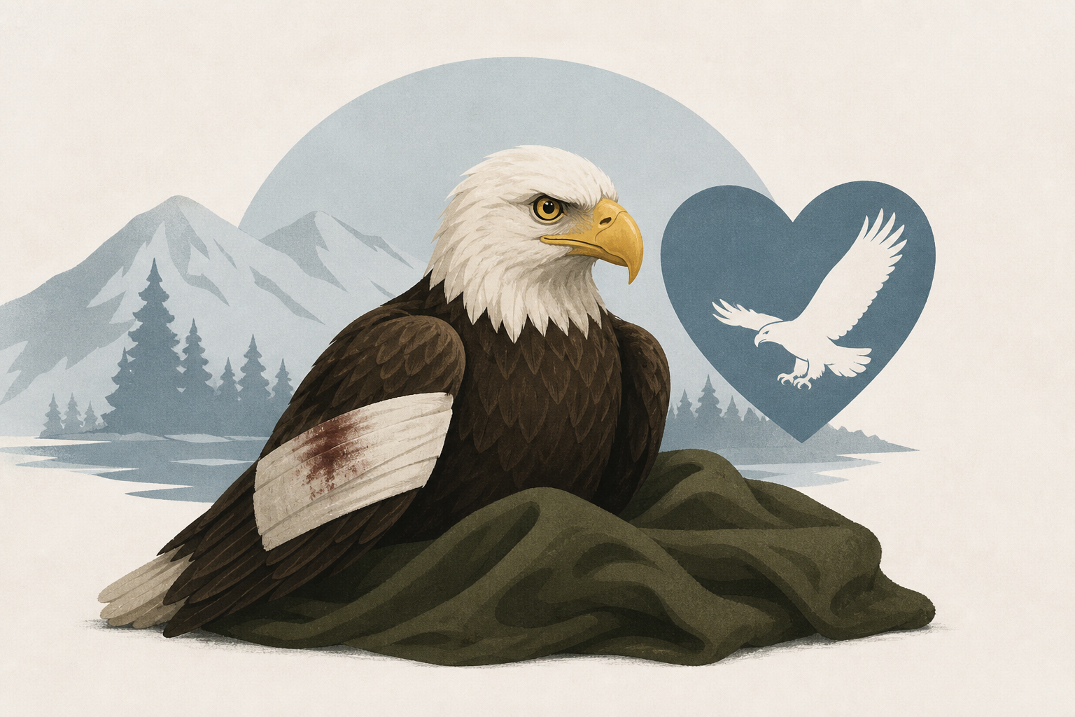 Injured bald eagle rescued after eagle-on-eagle fight; believed to be Big Bear's Jackie