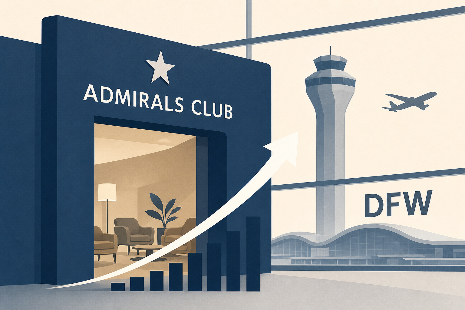 American Airlines to build biggest Admirals Club at DFW Airport hub