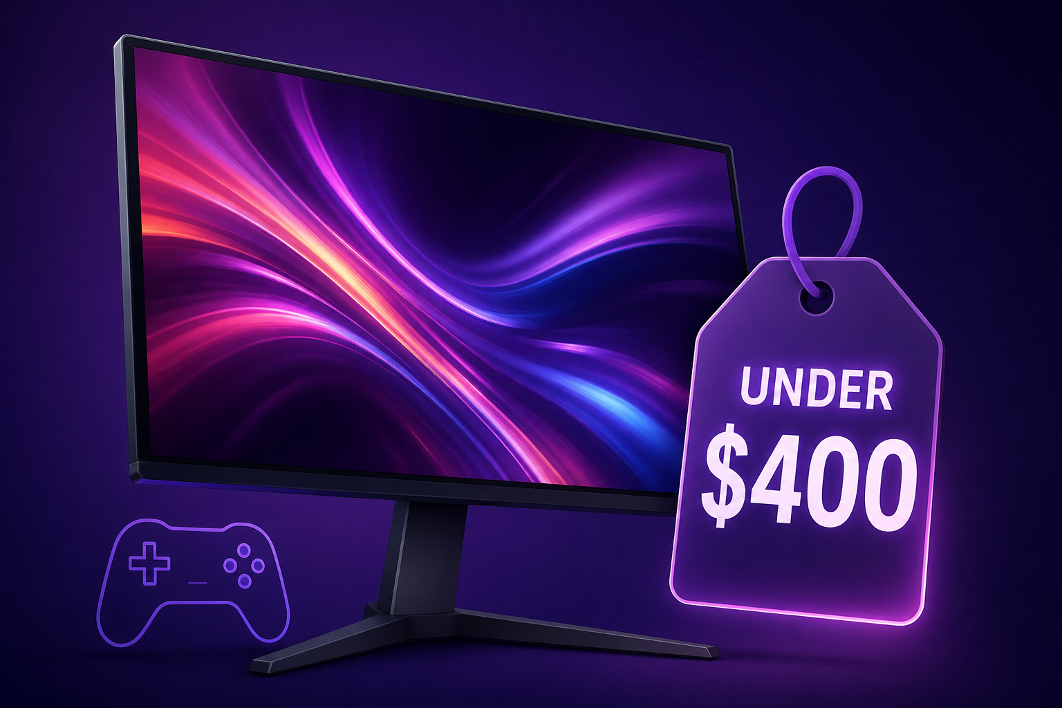 LG’s glossy OLED gaming monitor is rare to find under $400